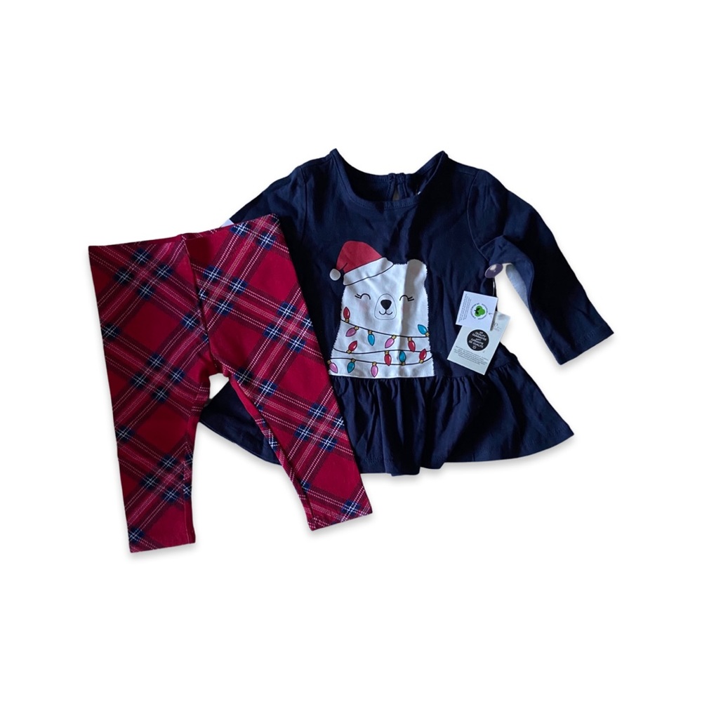 George Holiday Outfit 6-12months